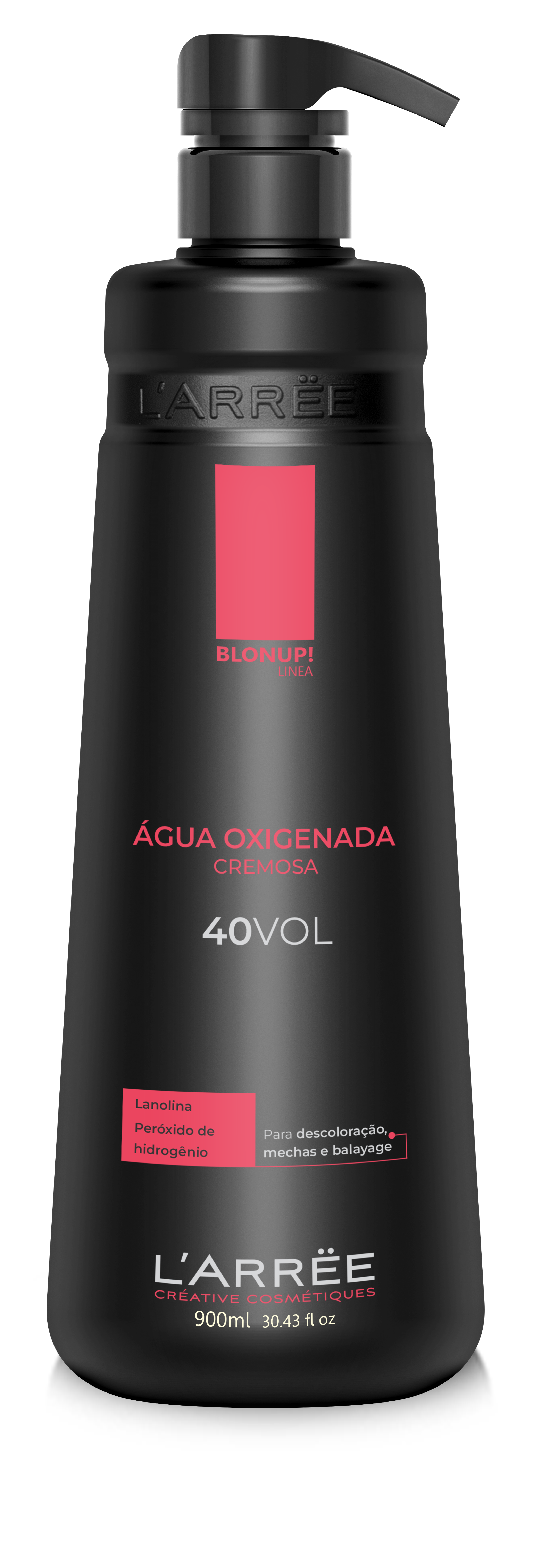AGUA OXIGENADA CREMOSA - 40 VOL -  900ML